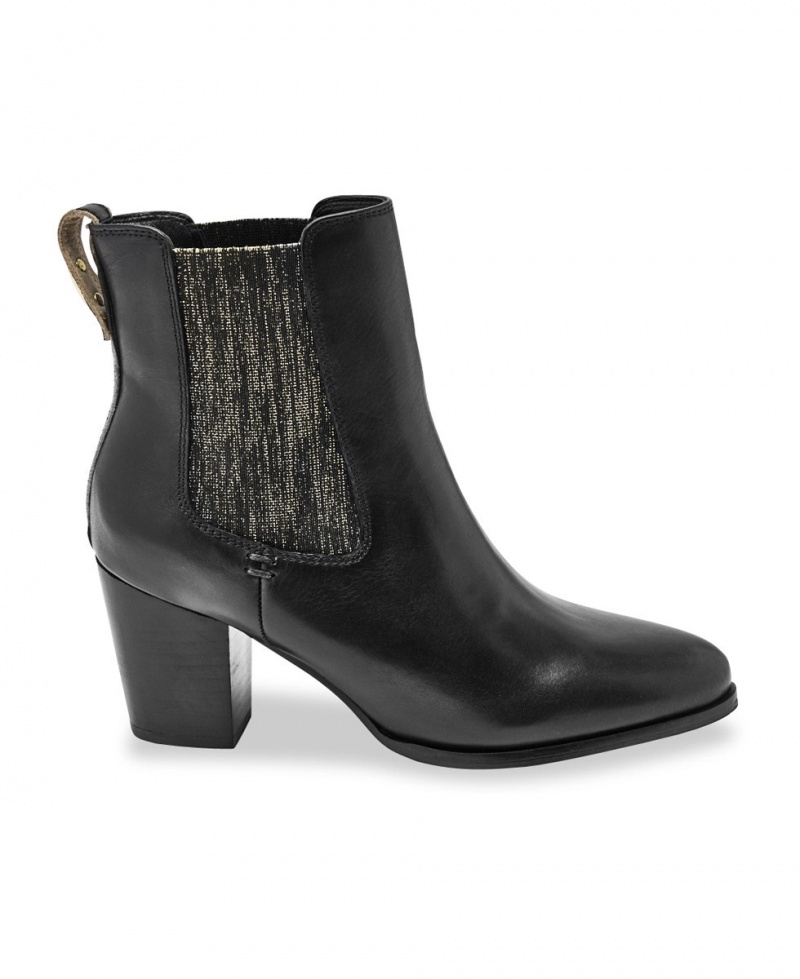 Bottines Chelsea Les Tropeziennes MELUZINE Noir Femme|UGJR-97232322